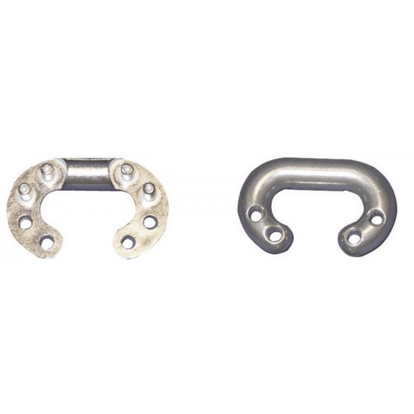 AISI 316 remache eslabón 8 espárragos 12 mm - N°1 - comptoirnautique.com
