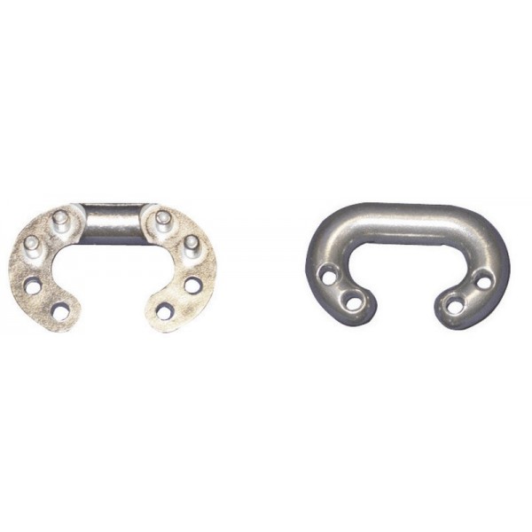 AISI 316 rivet link 8 studs 12 mm - N°1 - comptoirnautique.com 