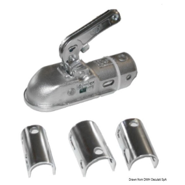 Gancio di traino rotondo da 35 a 50 cm max 2000 kg - N°1 - comptoirnautique.com