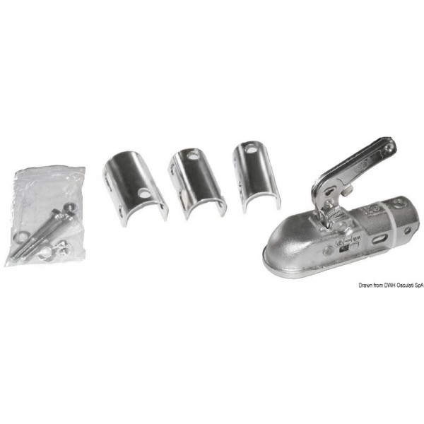 Gancio di traino universale max 3000 kg - N°1 - comptoirnautique.com