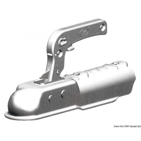 Gancio di traino rotondo 50 mm max 750 kg - N°1 - comptoirnautique.com