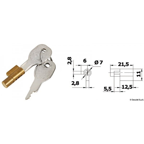 Lucchetto per gancio - N°1 - comptoirnautique.com