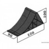 Staffa angolare di sicurezza nera - N°2 - comptoirnautique.com