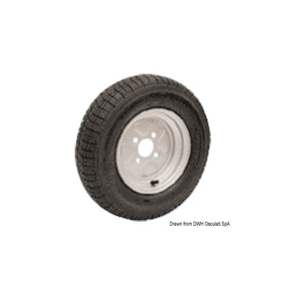 4/8" pneumatic wheels for high-speed carts - N°1 - comptoirnautique.com