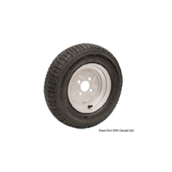 Pneus pneumáticos para carrinhos de alta velocidade 145/10" - N°1 - comptoirnautique.com 