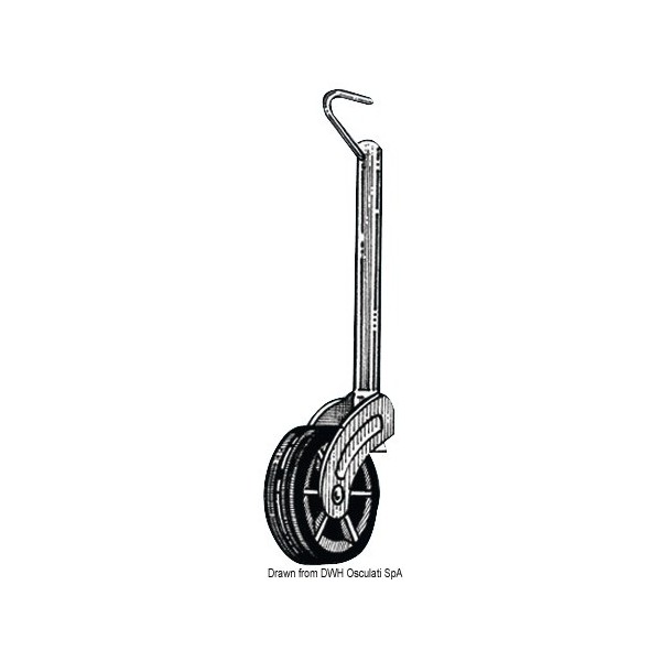 Roue jockey fixe 35 mm  - N°1 - comptoirnautique.com