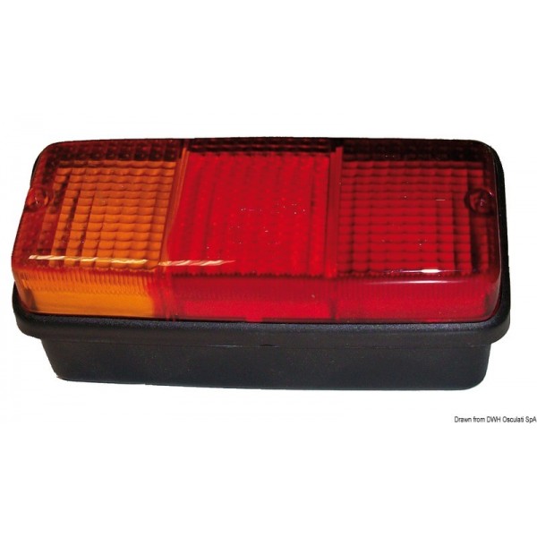 Rear light D 3 functions 3 bulbs - N°1 - comptoirnautique.com