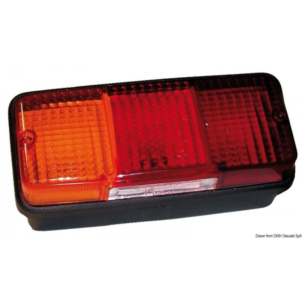 Rear light G 4 functions 3 bulbs - N°1 - comptoirnautique.com