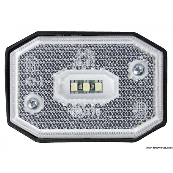 Luz frontal LED blanca - N°1 - comptoirnautique.com