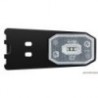 Luz frontal LED com suporte de luz branca