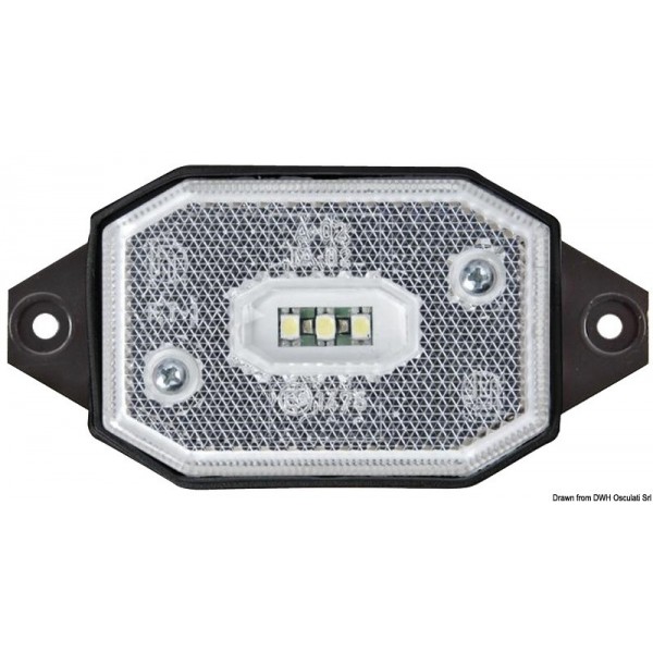 Luce frontale a LED con staffa a luce bianca - N°1 - comptoirnautique.com