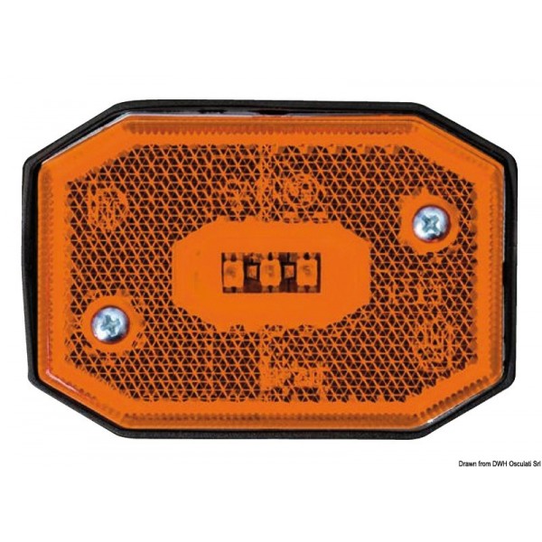 Luce frontale a LED arancione - N°1 - comptoirnautique.com