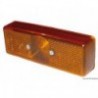 Luce di ingombro arancione con catarifrangente