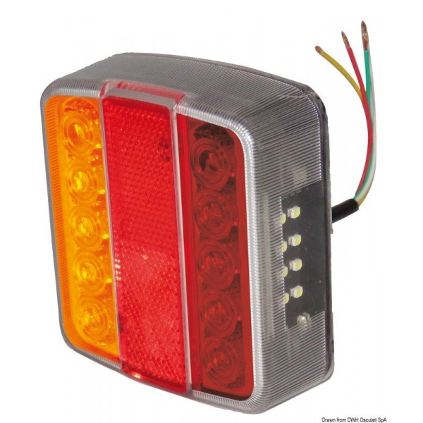 4-lamp D/G LED rear light - N°1 - comptoirnautique.com