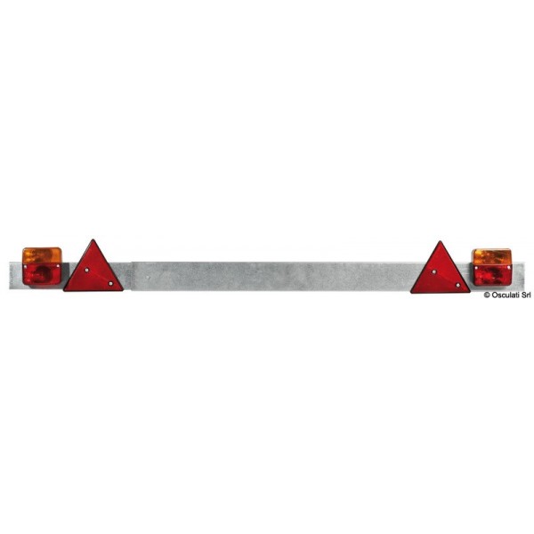 Verstellbare Heckstange mit Leuchten 110/190 cm - N°1 - comptoirnautique.com