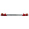 Adjustable rear bar with lights 110/190 cm
