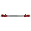 Verstellbare Heckstange mit Leuchten 110/190 cm - N°1 - comptoirnautique.com