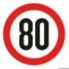 Selbstklebende Geschwindigkeitsscheibe, die für 80 Km/h zugelassen ist