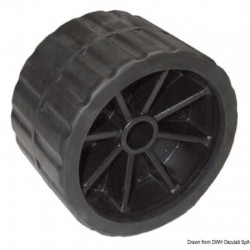 Seitenrad schwarz 75 mm Ø...