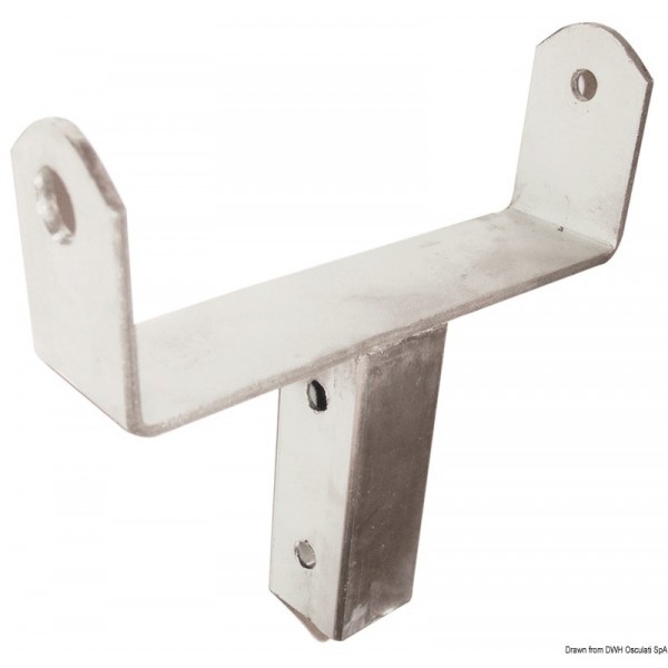 Staffa con tubo 40 x 40 mm - N°1 - comptoirnautique.com