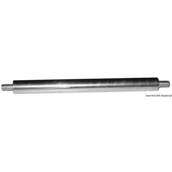 Pivot Ø 20 mm longueur 208 mm  - N°1 - comptoirnautique.com