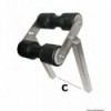 Rueda central basculante, sección de tubo 40 x 40 mm - N°1 - comptoirnautique.com