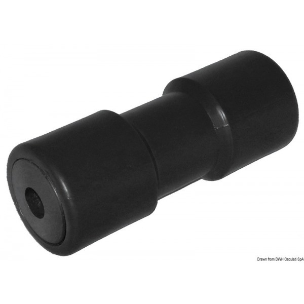 Rullo centrale in gomma Ø foro 21 mm - N°1 - comptoirnautique.com