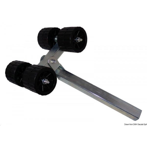 Rouleau latéral pivotant 40 mm  - N°1 - comptoirnautique.com