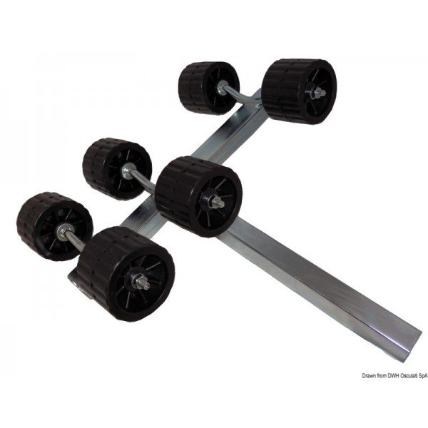Rullo girevole 40 mm 6 rulli - N°1 - comptoirnautique.com