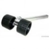 Rullo girevole 2 rulli diritti 40 mm