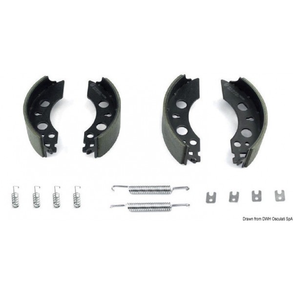 Kit de freno de remolque BPW S2504-7 RASK 250x40 - N°1 - comptoirnautique.com