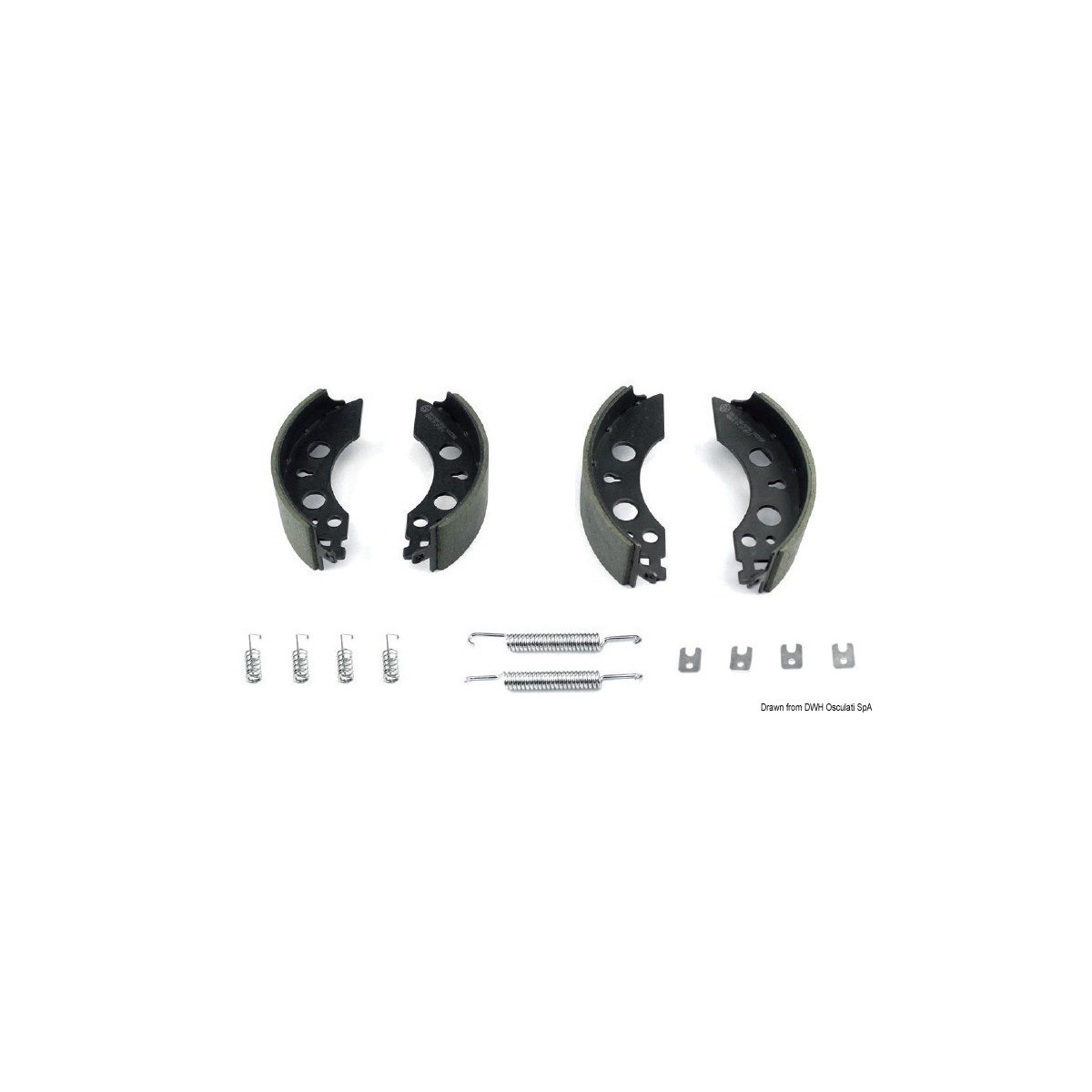 Set Réajustement Frein Knott/BPW – Pour Freins Mécaniques 160x35, 200x50, 250x40 | Vis + Cales + Coin Réglage