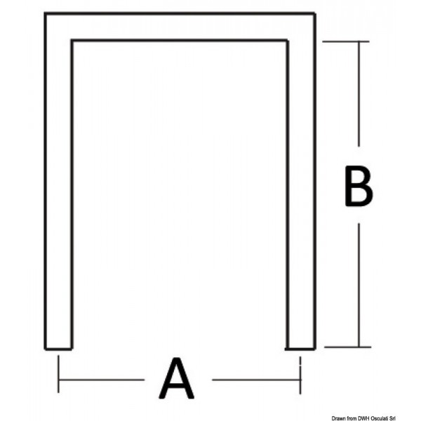 30 mm U-bracket - N°2 - comptoirnautique.com