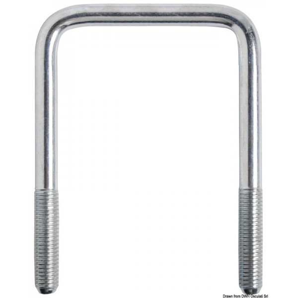 Suporte em U de 70 mm - N°1 - comptoirnautique.com