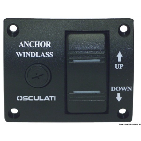 Commande pour guindeau 75 x 62 mm  - N°1 - comptoirnautique.com