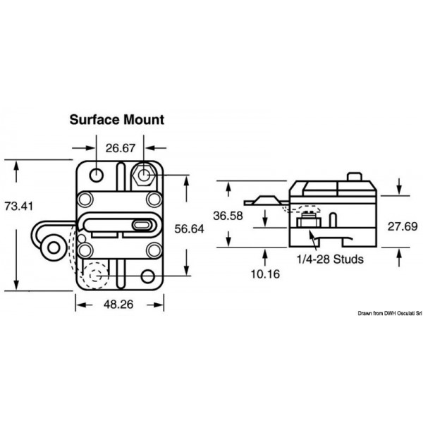 Disjuntor externo 100 A - N°2 - comptoirnautique.com