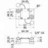 Watertight automatic reset circuit breaker 60 A - N°2 - comptoirnautique.com 