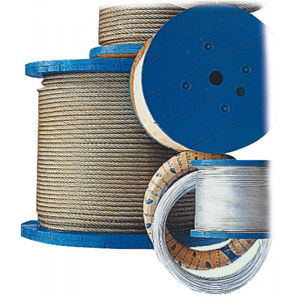 Stainless steel cable AISI 316 19 wires 10 mm - N°2 - comptoirnautique.com