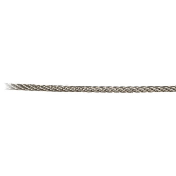 AISI 316 stainless steel cable 133 wires 10 mm - N°1 - comptoirnautique.com