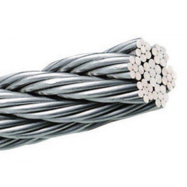 AISI 316 stainless steel cable 49 wires 2 mm - N°1 - comptoirnautique.com