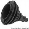 Cable gusset-black rubber 