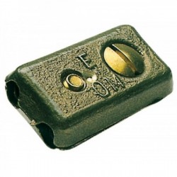Brass cable clamp for two...