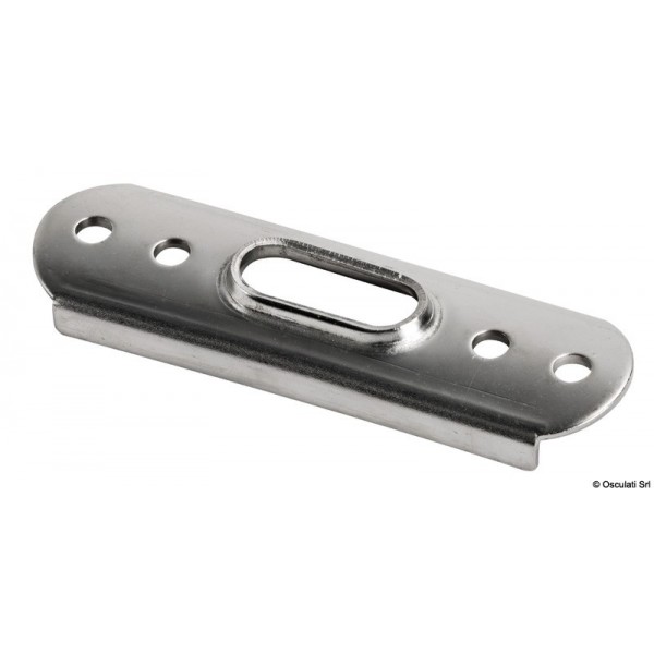 Piastra di base a T in acciaio inox 8/10 mm - N°1 - comptoirnautique.com
