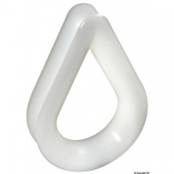 Cosse en nylon blanc Ø 4 mm 