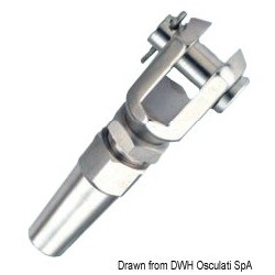Fork terminal Ø 12 mm