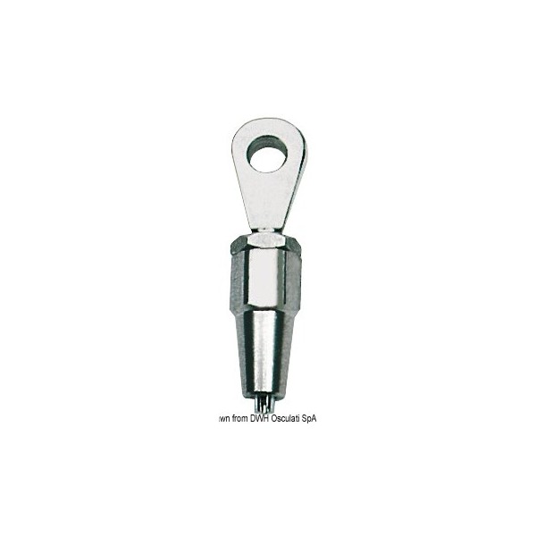 Terminal p. épissures à œil AISI 316 Ø 10 mm  - N°1 - comptoirnautique.com