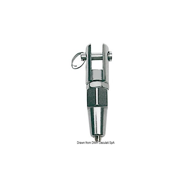 Terminal para uniões bifurcadas AISI 316 Ø 10 mm - N°1 - comptoirnautique.com