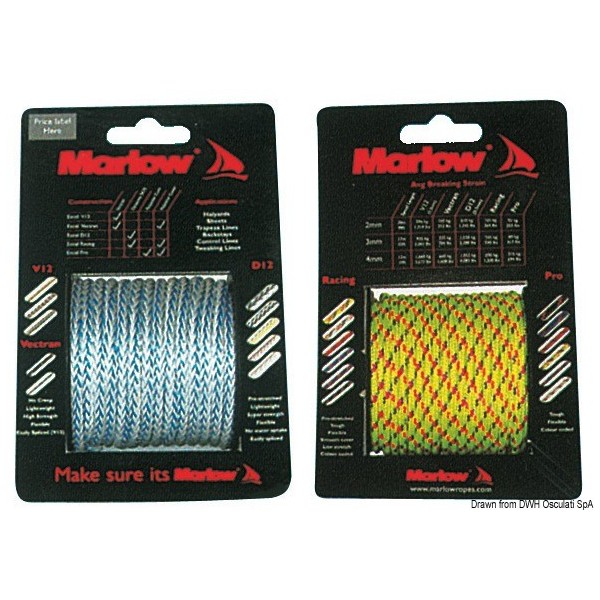 Marlow Mini-Spule Excel D12 3 mm x 17 m - N°1 - comptoirnautique.com