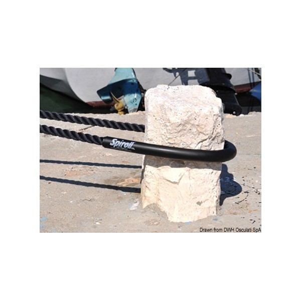 Black Spiroll tip protector 8/16 mm - N°3 - comptoirnautique.com