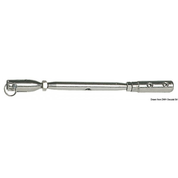 Tenditore per terminazione di scarico del cavo da 5/6 mm - N°1 - comptoirnautique.com